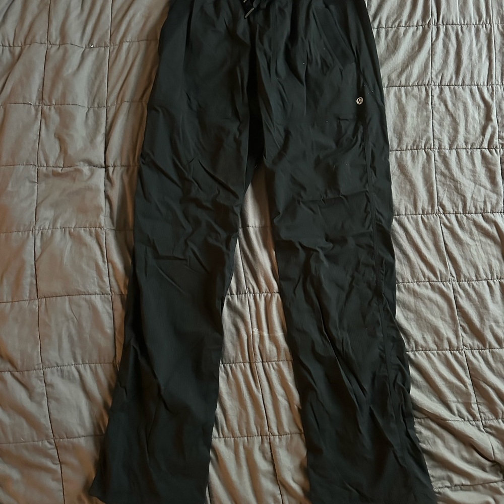 Lululemon Athletica Black Track Pants Relaxed Fit